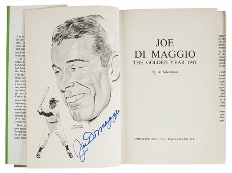 Joe DiMaggio Signed Book "Joe DiMaggio, the Golden Year, 1941" (JSA)